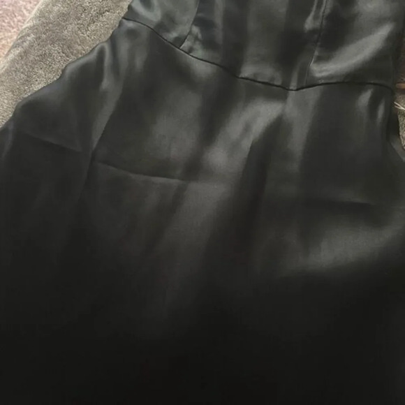 Ann Taylor Fit and Flare Black Formal Dress Size 4 - Picture 5 of 6